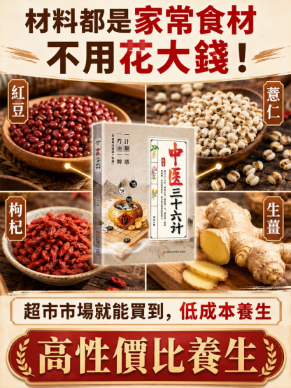 《中醫三十六計》養生零基礎學中醫