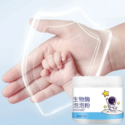 衣物泡洗去黃漬增白生物酵素泡泡粉 懶人洗衣去漬爆炸鹽 泡沫洗衣去污漬神器