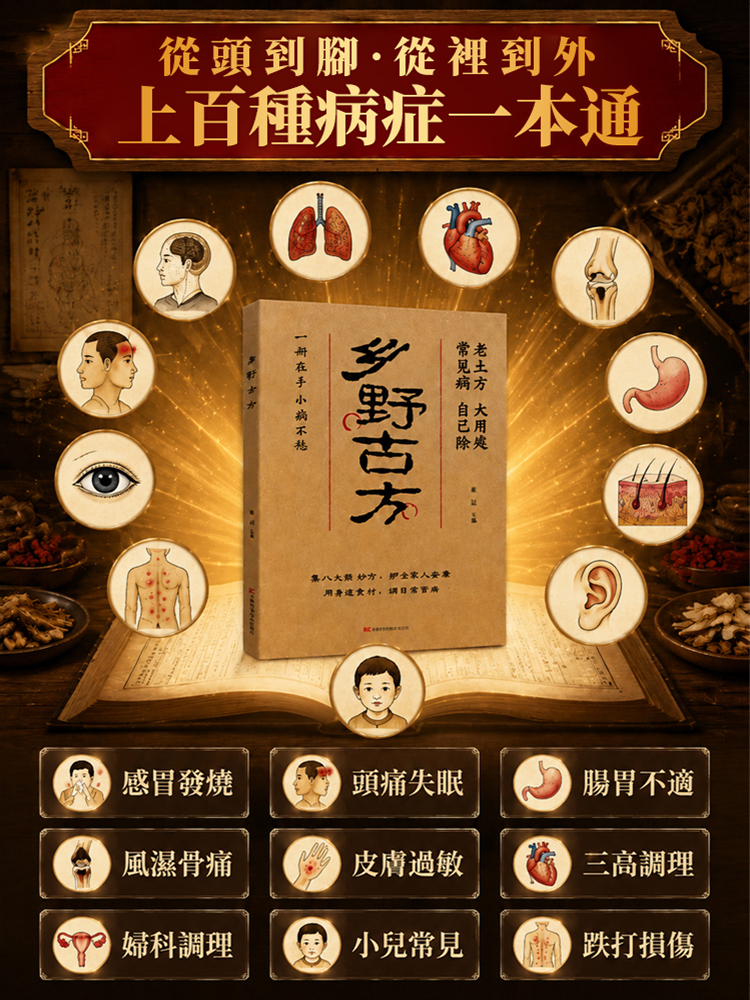 鄉野古方常見病民間讀物