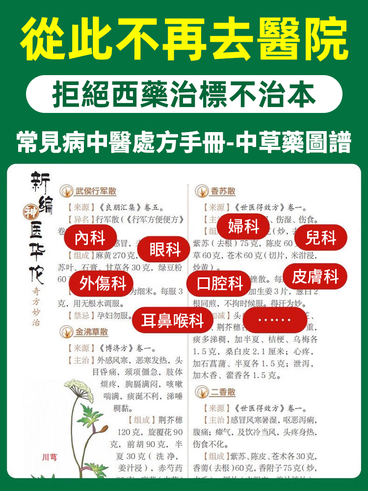 神醫華佗奇方妙治書籍