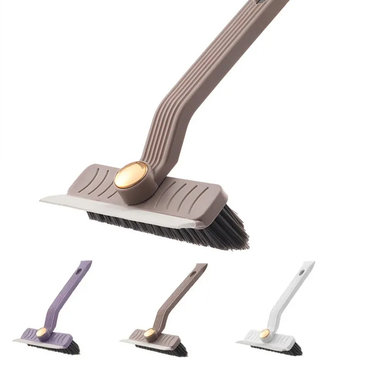 旋轉多功能縫隙清潔刷硬毛二合一浴室磁磚無死角地縫刷牆刷地刷