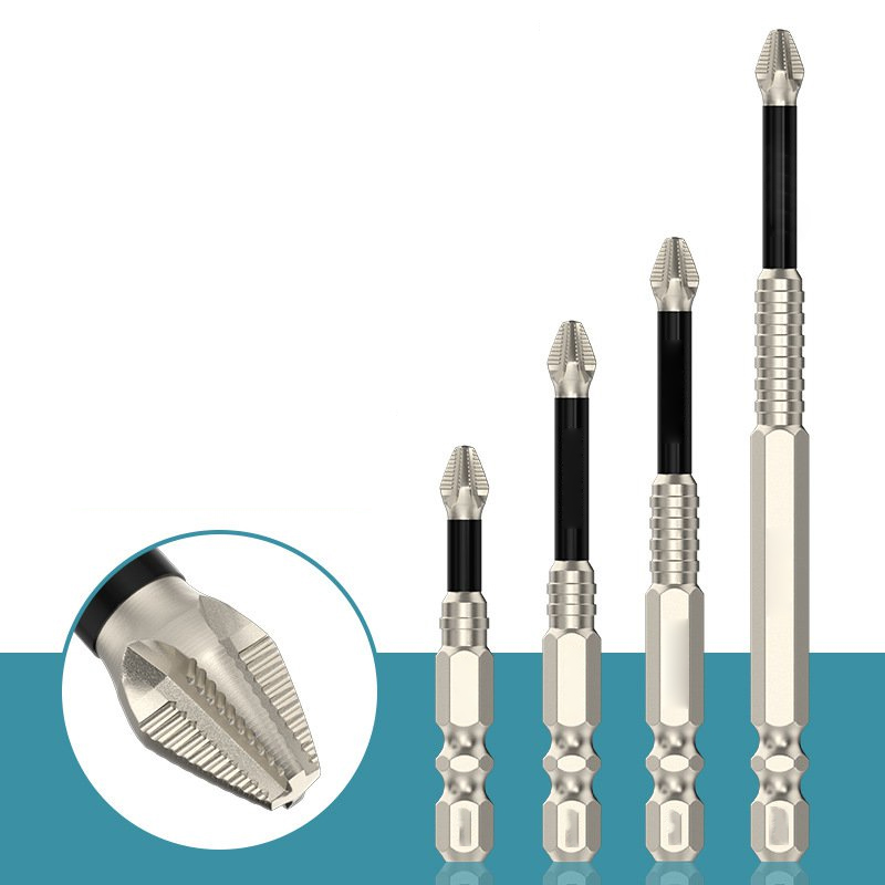 抗衝擊防滑十字強磁性高硬度電鑽電動螺絲起子六角風披頭套裝