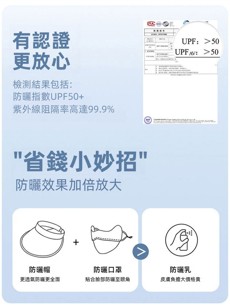 碎花遮陽戶外護臉帽口罩一體