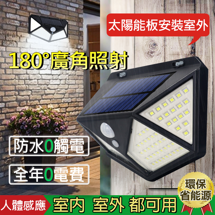 【爆款熱銷】太陽能智慧感應掛壁燈