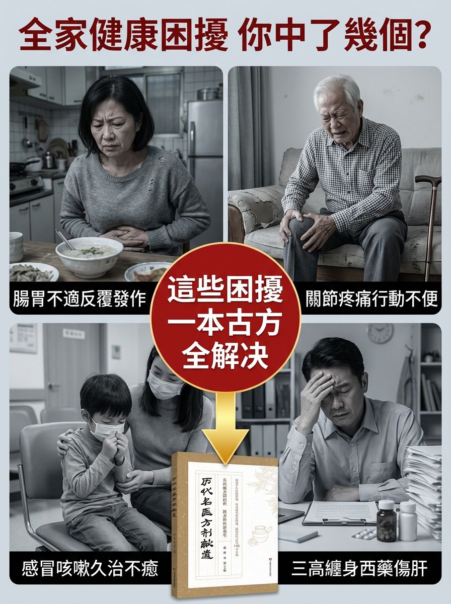 【古方今用實用指南】歷代名醫方劑遺獻