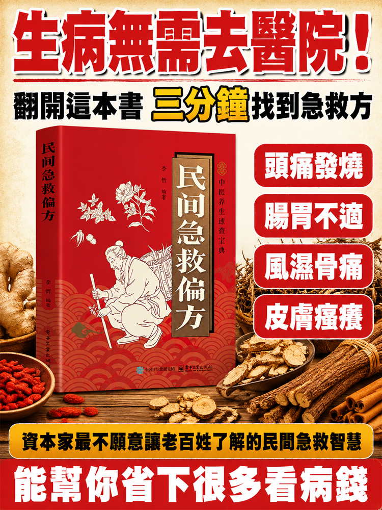 看圖學急救+民間急救偏方彩色版