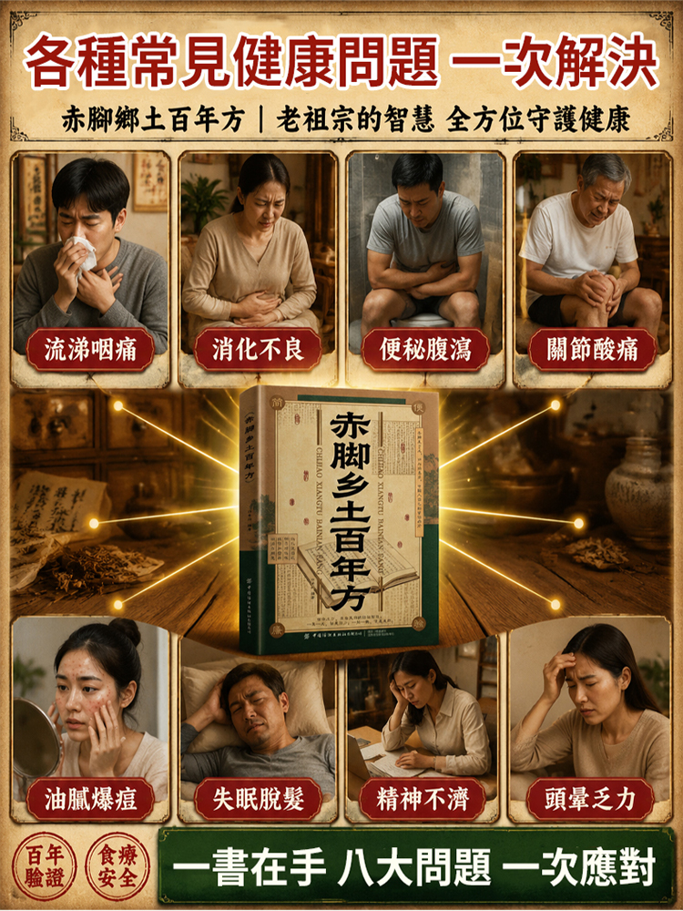 赤腳鄉土百年方書籍