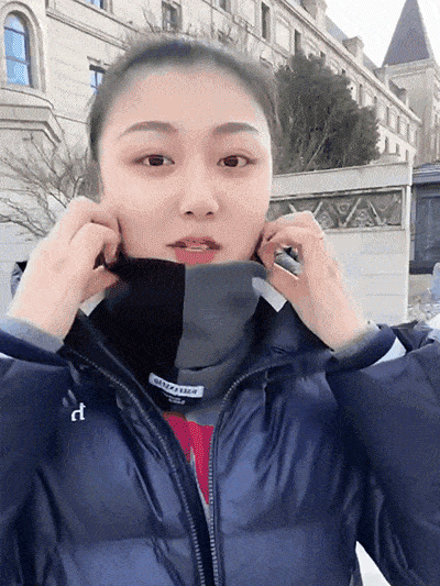 【男女同款】二合一防風面罩圍巾