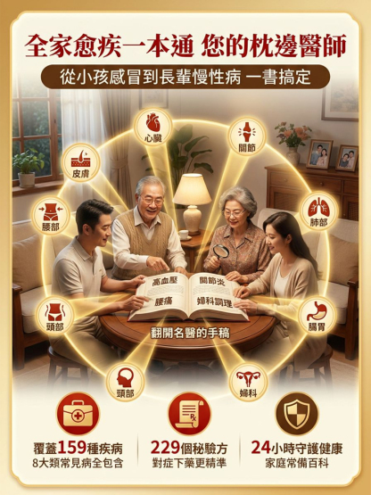 家庭常備實用百科全書《翻開名醫的手稿》