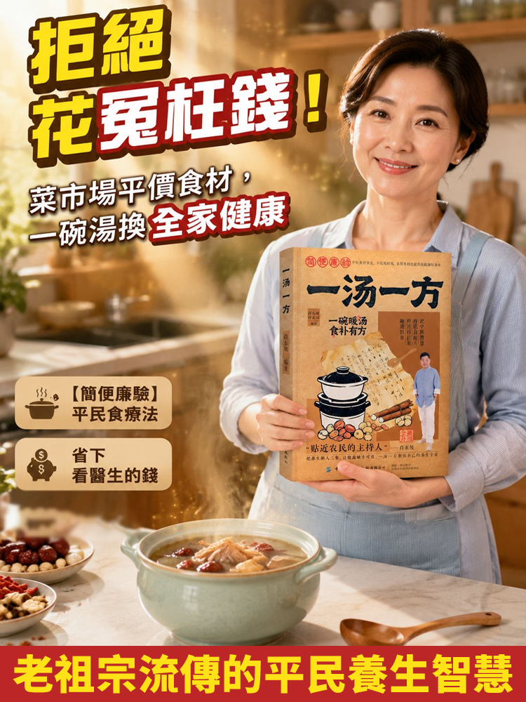 《一湯一方》家庭養生書
