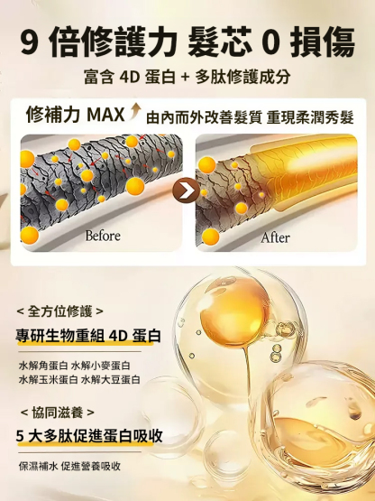 角蛋白水光免沖洗護髮噴霧