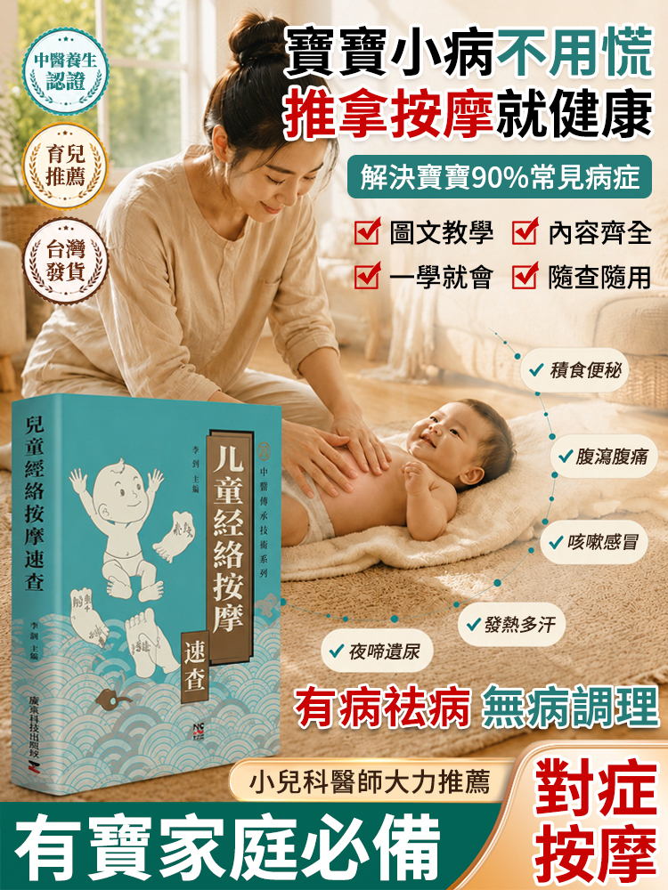【寶寶不生病】兒童推拿一本通