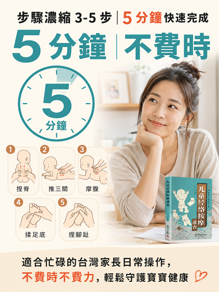 【寶寶不生病】兒童推拿一本通