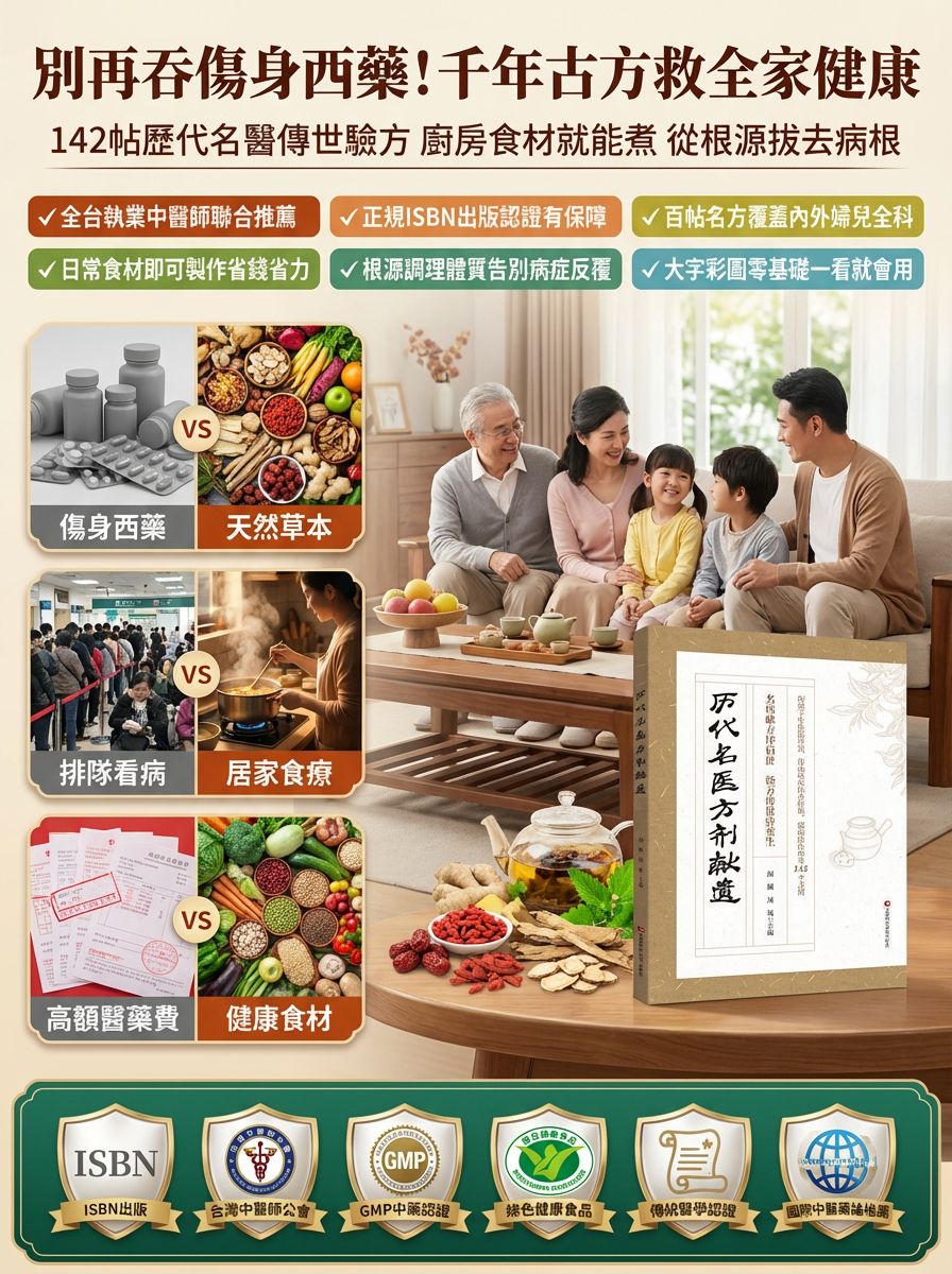 【古方今用實用指南】歷代名醫方劑遺獻