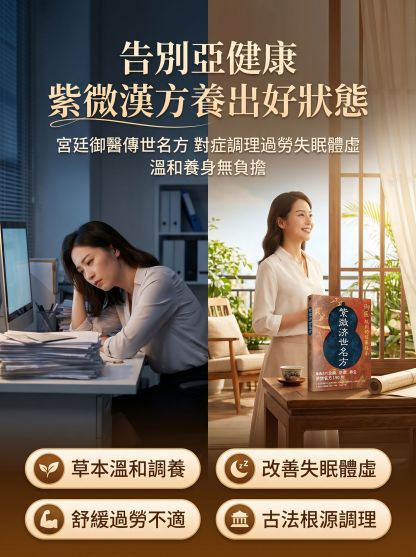 【御醫傳世名方】紫微濟世名方