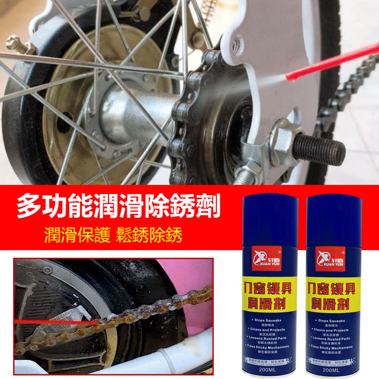 門窗鎖具多功能潤滑劑