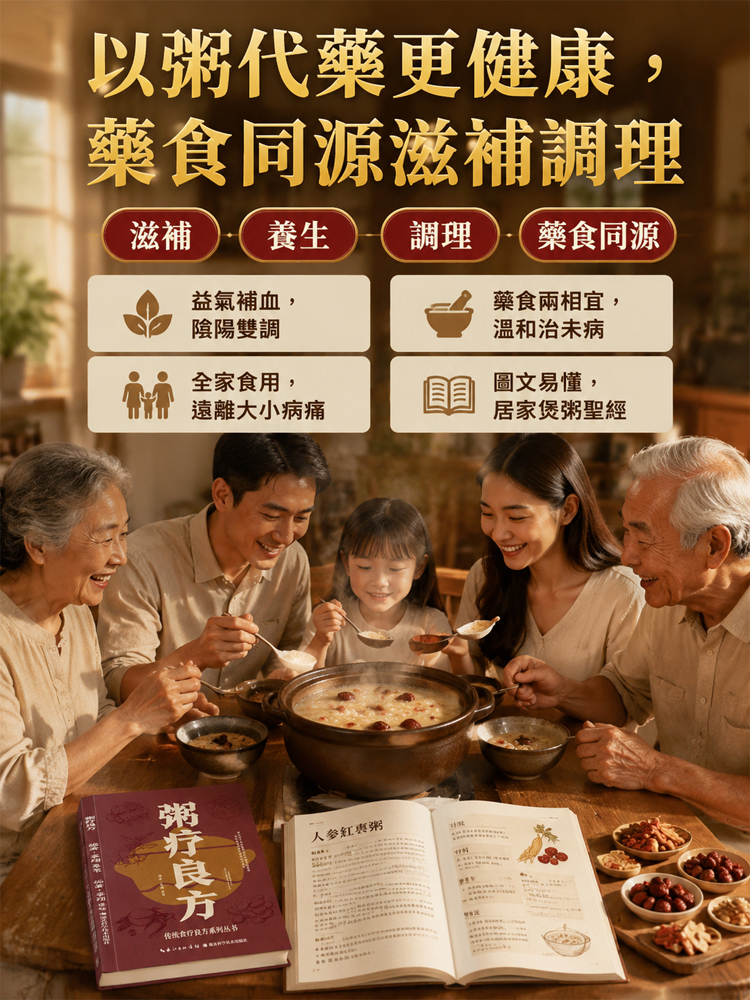 祛病粥療方 傳統食療良方中醫智慧