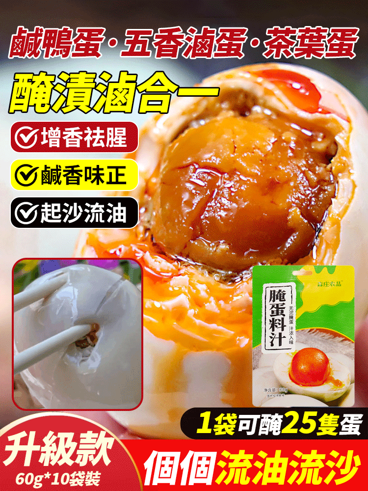 醃蛋料汁鹹鴨蛋蛋滷蛋調味料汁