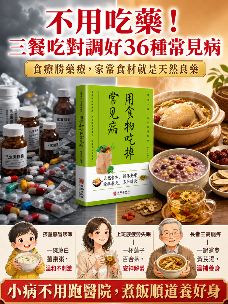 天然食方：用食物改善常見疾病