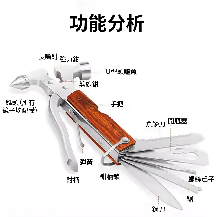 車載應急多功能安全錘