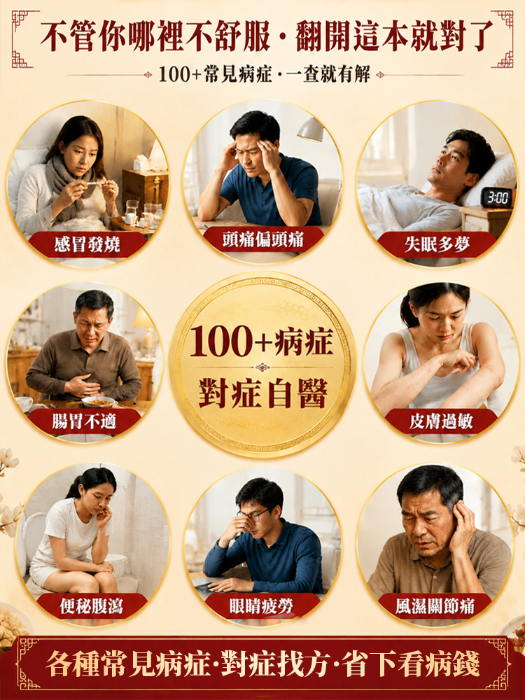 傳世經典家庭常備中醫書籍