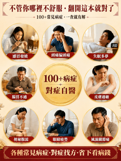 傳世經典家庭常備中醫書籍