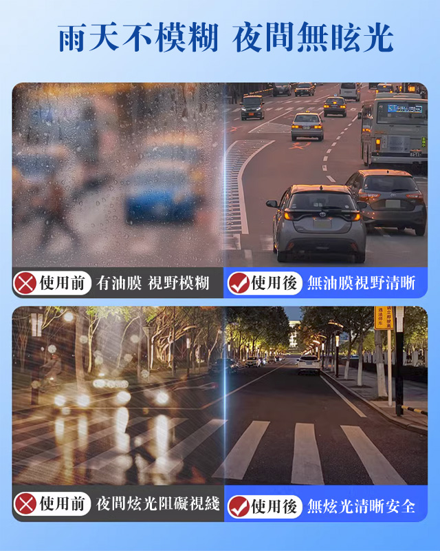 汽車強力玻璃油膜去除劑