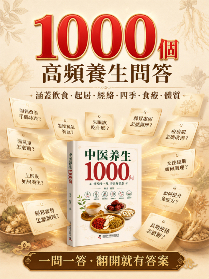 中醫養生1000問書籍