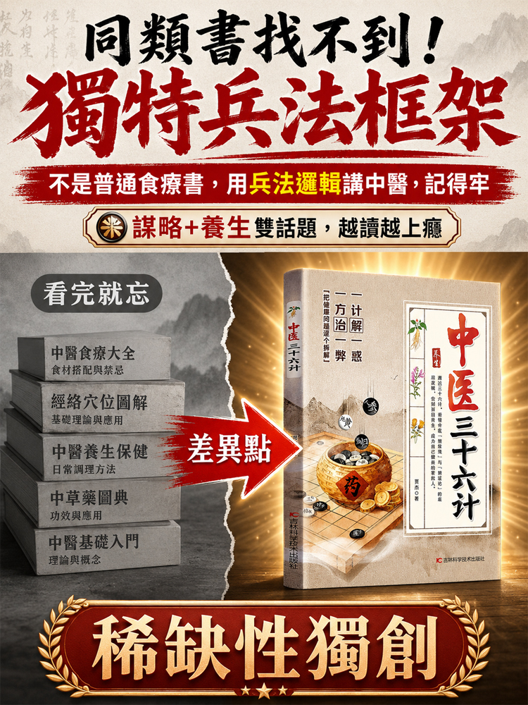 《中醫三十六計》養生零基礎學中醫