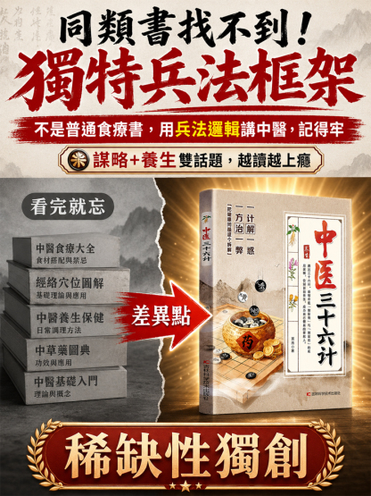 《中醫三十六計》養生零基礎學中醫