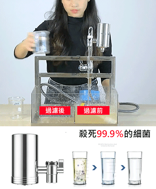 【大牌同款】304不鏽鋼淨水器