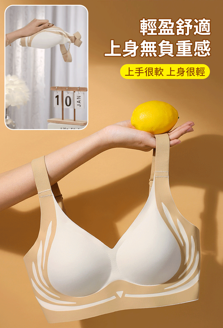 【提拉防下垂】小心機無痕調整型文胸