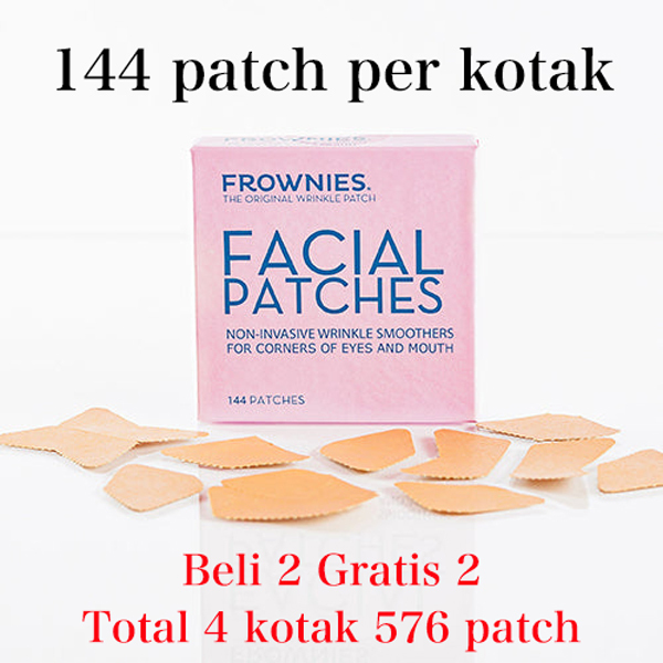 Frownies — berasal dari Amerika. Corners of Eyes & Mouth Wrinkle Patches（144PATCHES INEACH BOX）