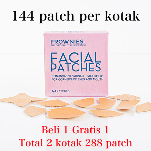 【 Frownies 】Forehead & Between Eyes Wrinkle Patches（144PATCHES INEACH 