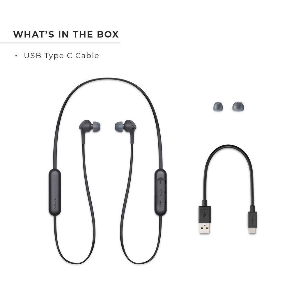 [Impor dari Jepang 100% Ori] In-ear Headphone Nirkabel WI-XB400 EXTRA BASS™