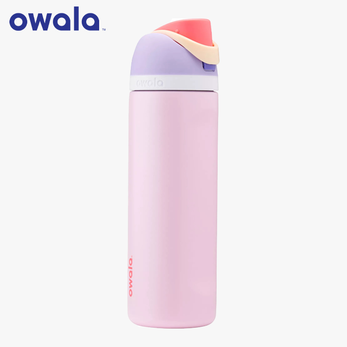 Owala FreeSip™ 24ons (710ml) Botol Air Baja Tahan Karat Terisolasi. 24ons (710ml) : 10.68 inch(H) x 3.12 inch(D) (27.13 cm (H) x 7.92 cm (D))