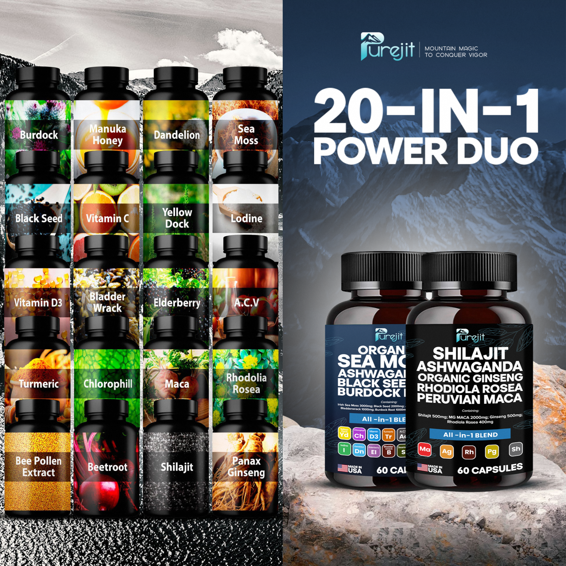 SEA MOSS & SHILAJIT PUREJIT™ BLEND