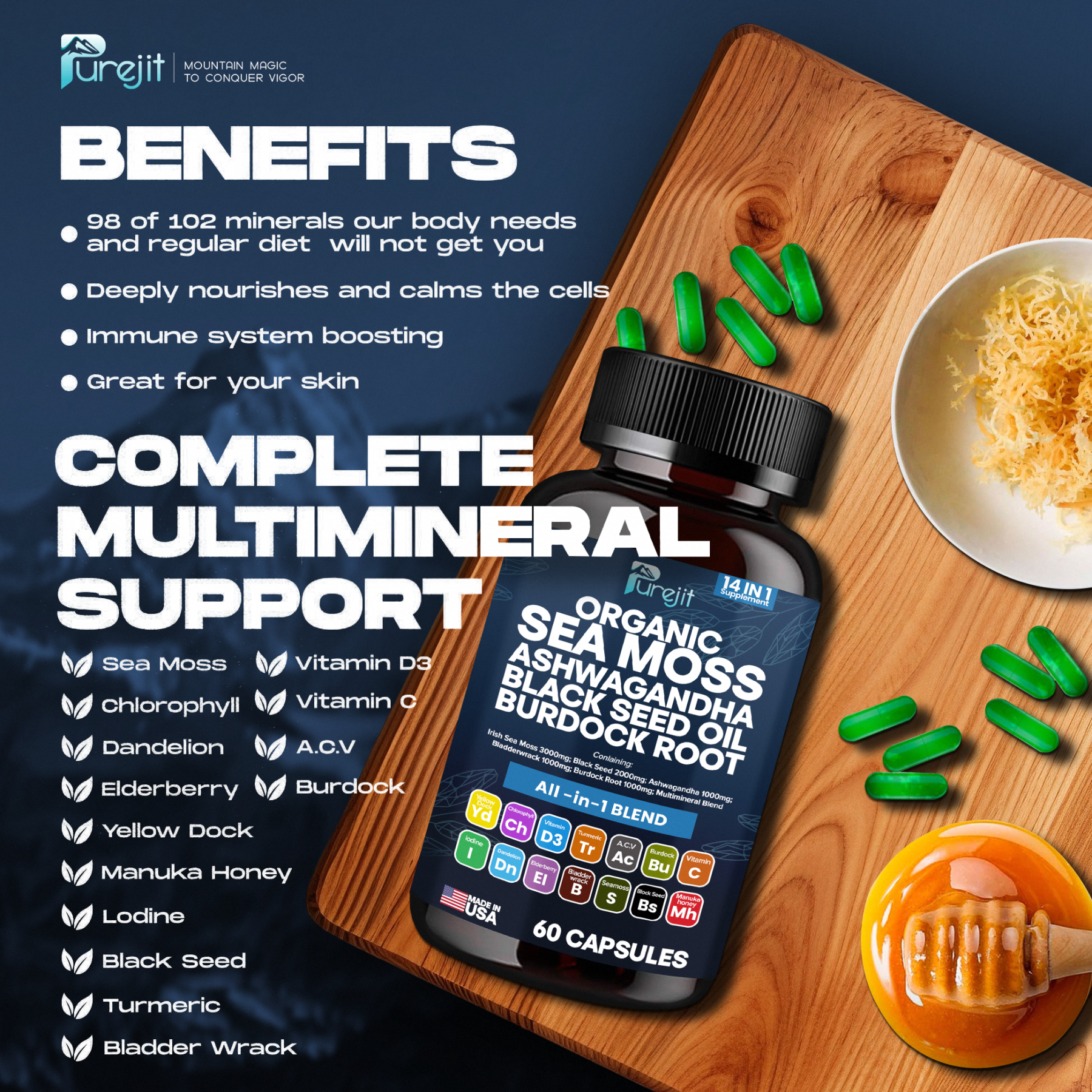 SEA MOSS & SHILAJIT PUREJIT™ BLEND