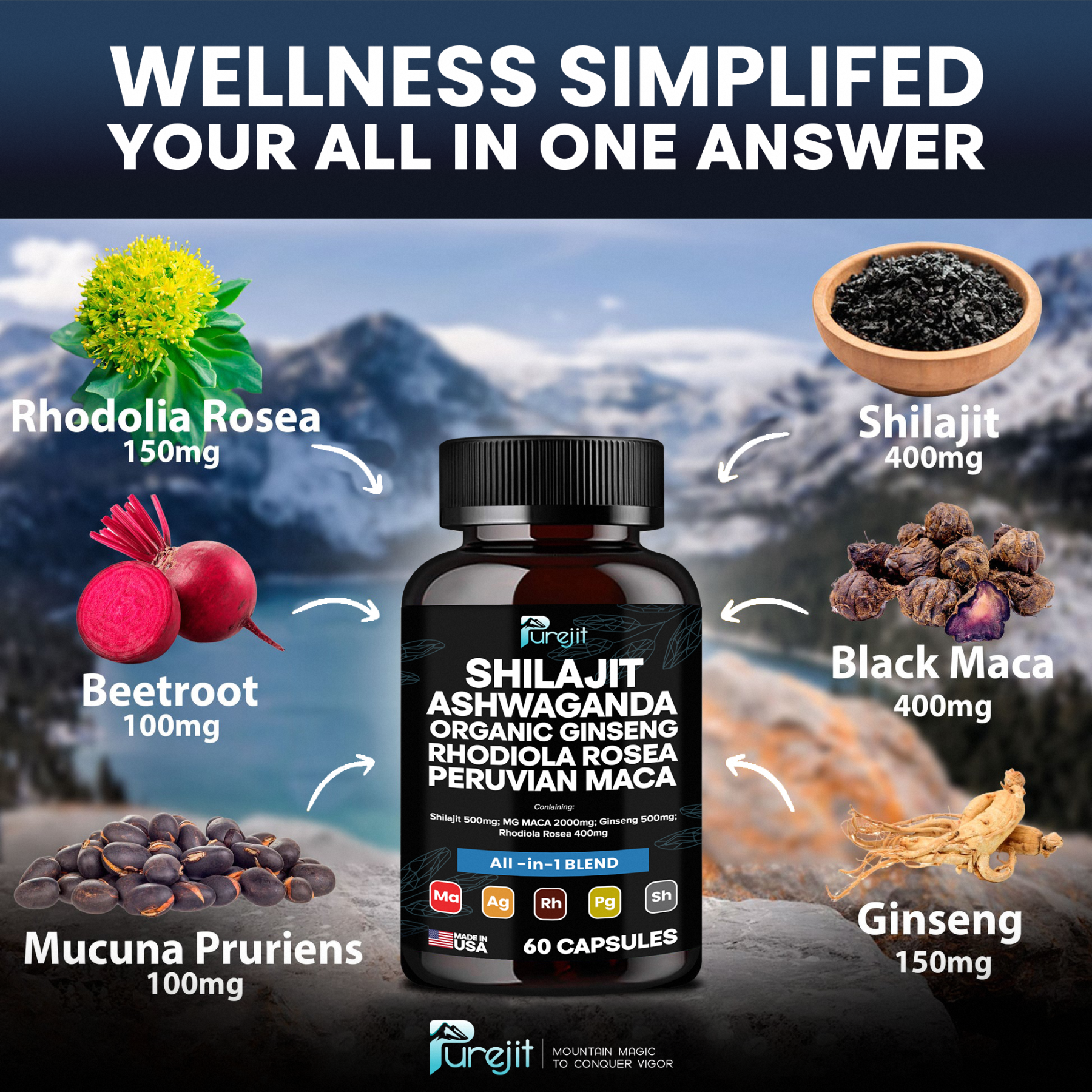 SEA MOSS & SHILAJIT PUREJIT™ BLEND