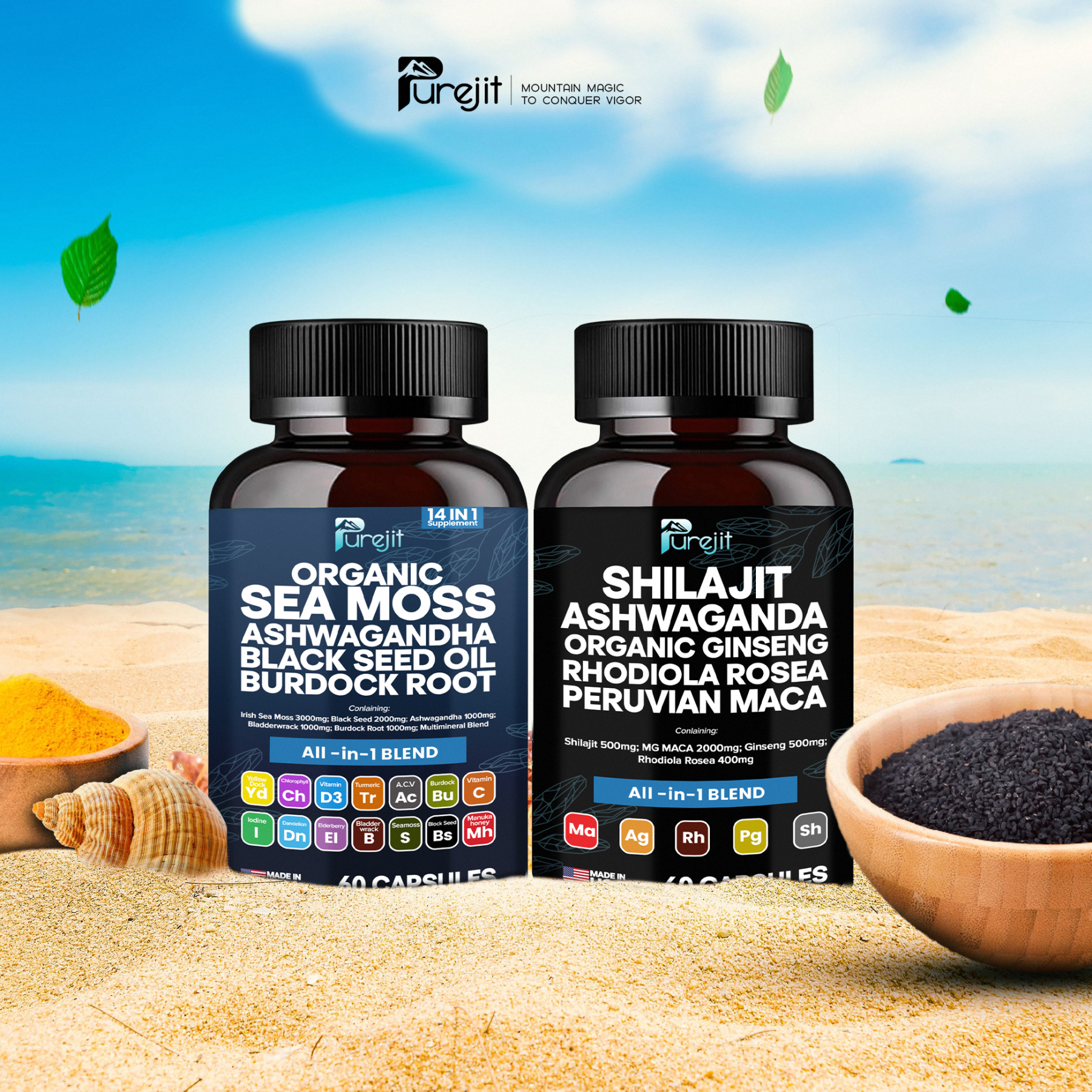 SEA MOSS & SHILAJIT PUREJIT™ BLEND