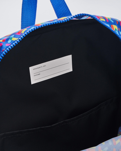 KIDS RAINBOW BUBBLE LOGO BACKPACK