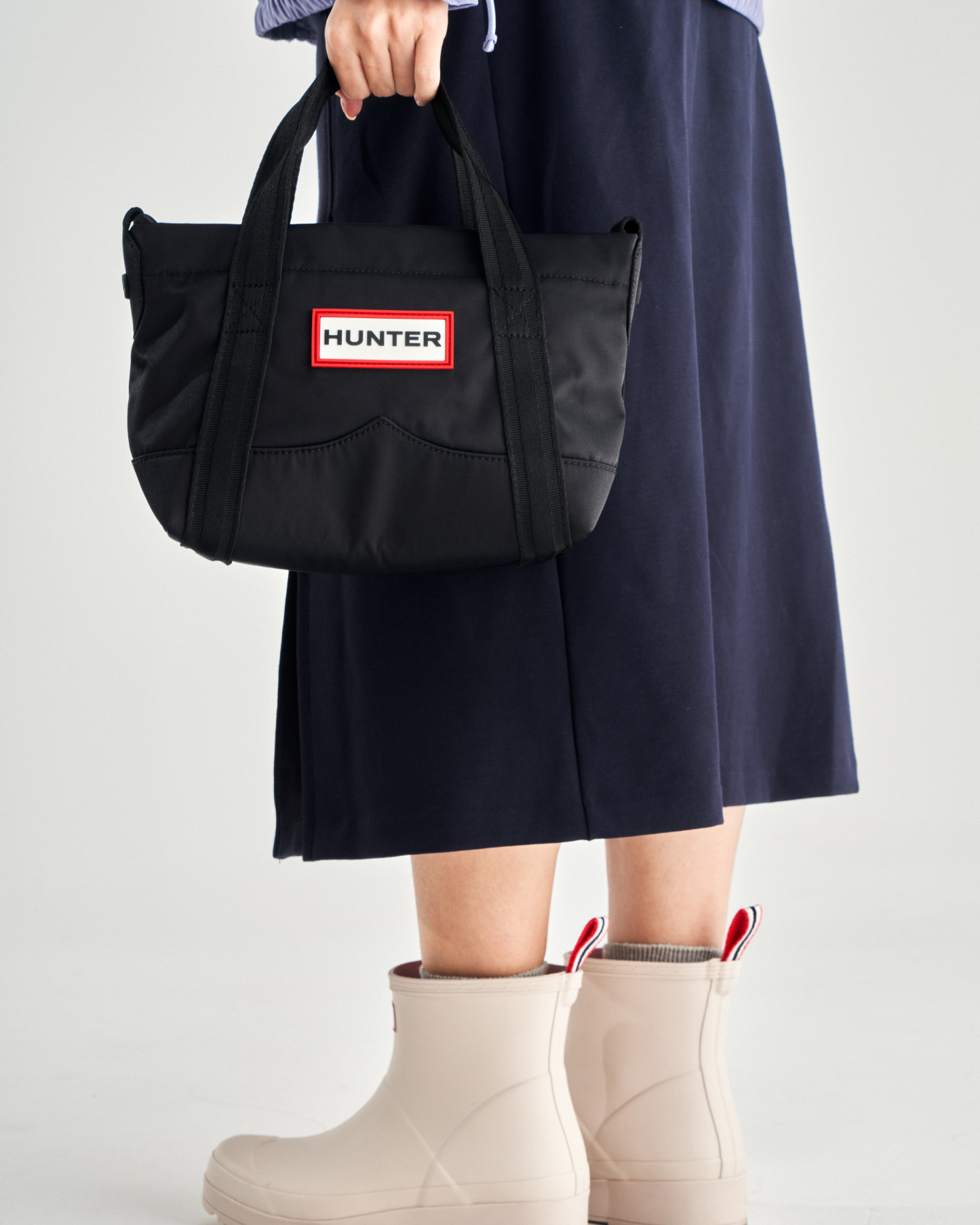 NYLON MINI TOPCLIP TOTE