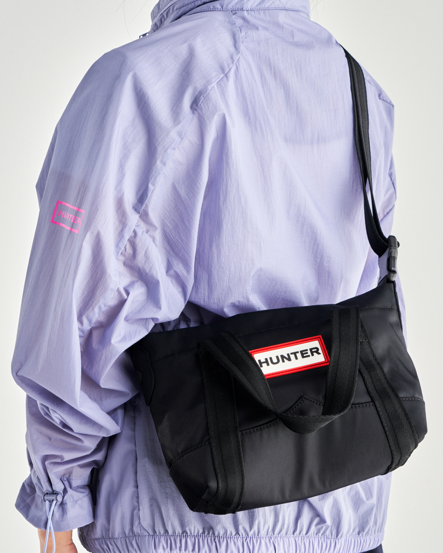 NYLON MINI TOPCLIP TOTE
