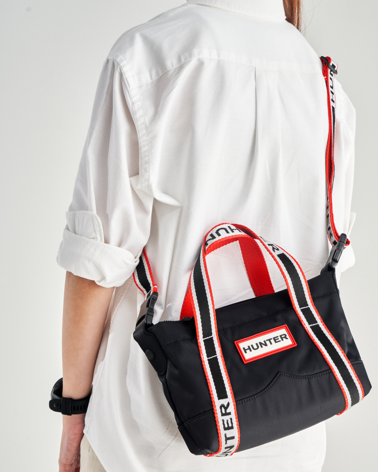 NYLON MINI TOPCLIP TOTE