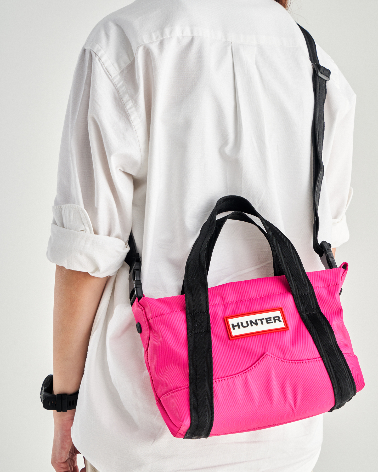 NYLON MINI TOPCLIP TOTE