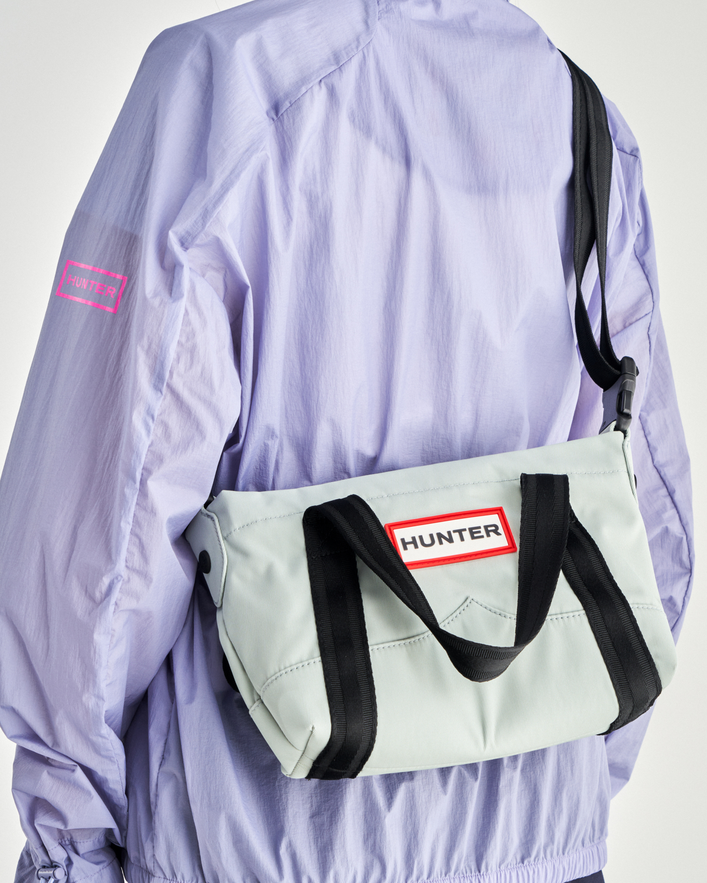 NYLON MINI TOPCLIP TOTE