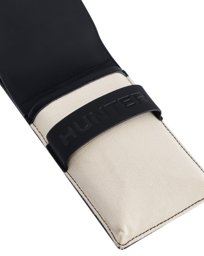 REFINED STITCH CANVAS PHONE POUCH