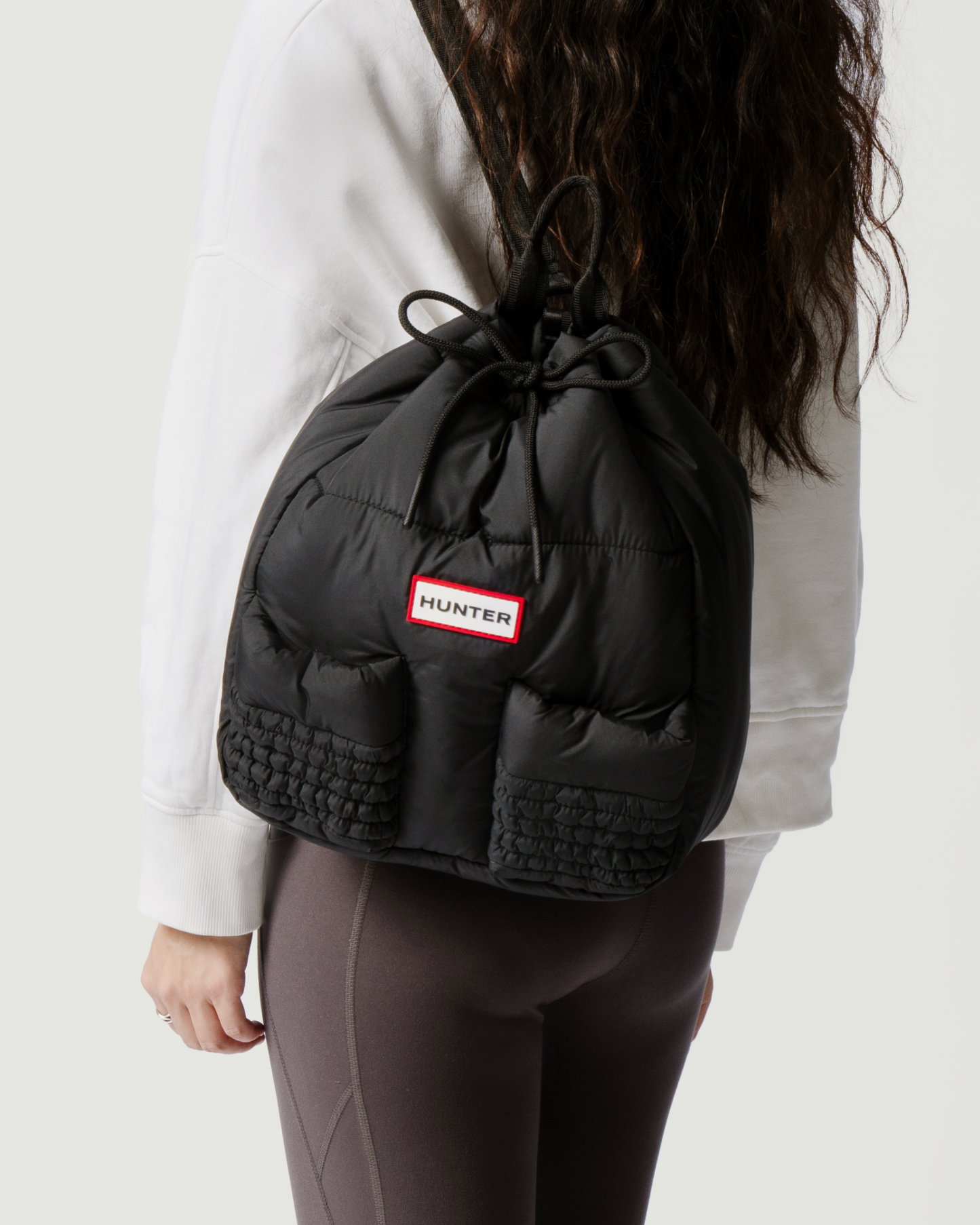 SMOCKED PUFFER BACKPACK
