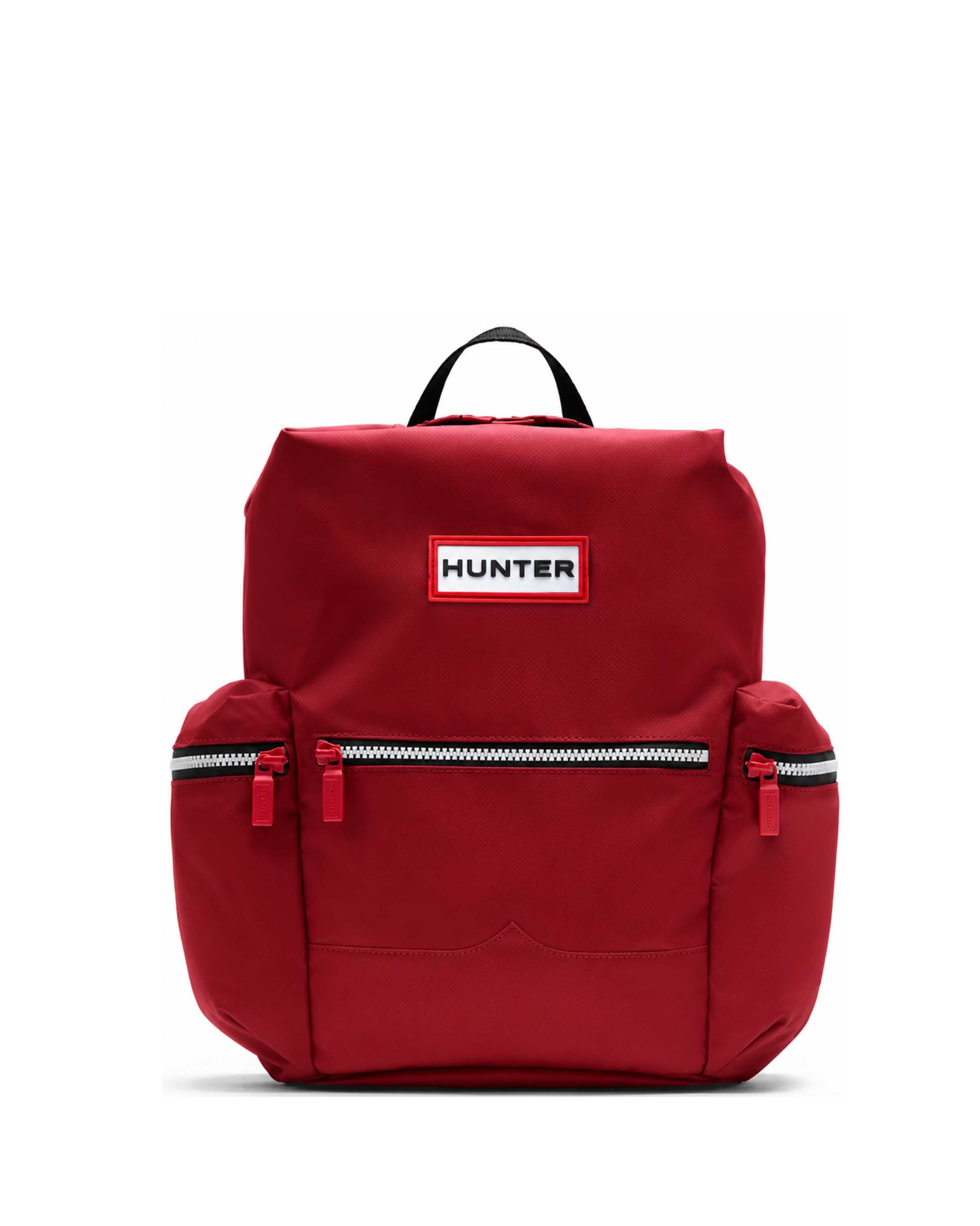 hunter mini backpack red UBB1210KBM Nylon Pioneer Top Clip Backpack, Red, , Basic Industrial & Scientific Hammitt branding embossed at front Hunter | Black/Brushed Gold Red