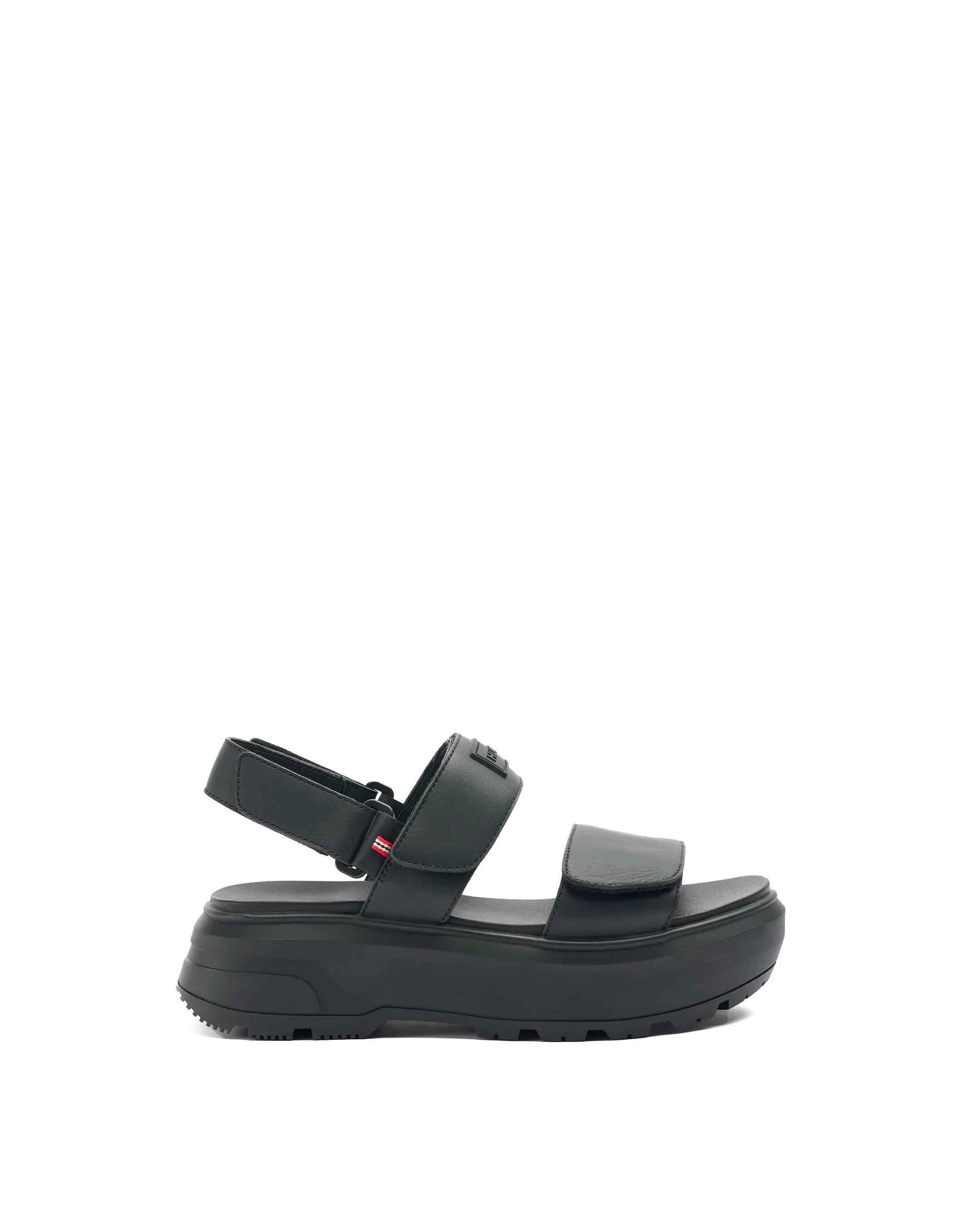 UNISEX CITY REBEL LEATHER HEEL STRAP SANDALS